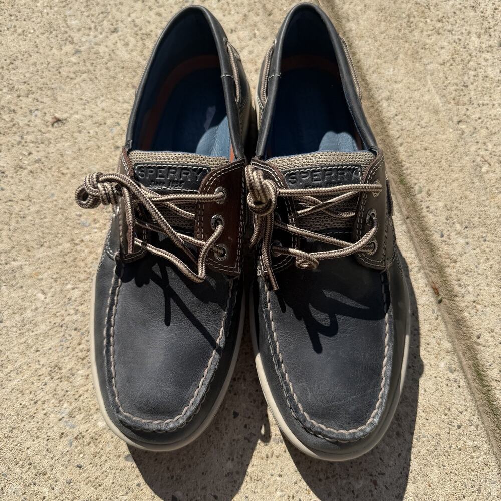 Sperry Top Sider Deck Boat Shoes Classic Navy Blue Men's Size 9
